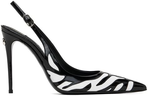 dolce and gabbana black and white|dolce and gabbana black heels.